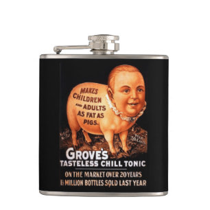 Flasques Groves Tonic fait des enfants et des adultes gras