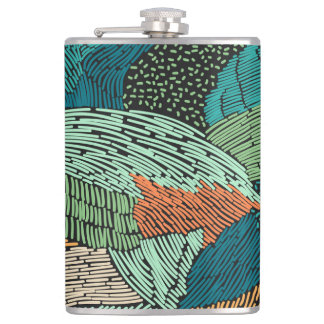 Flasques Grunge Abstrait : Conception Motif transparente.