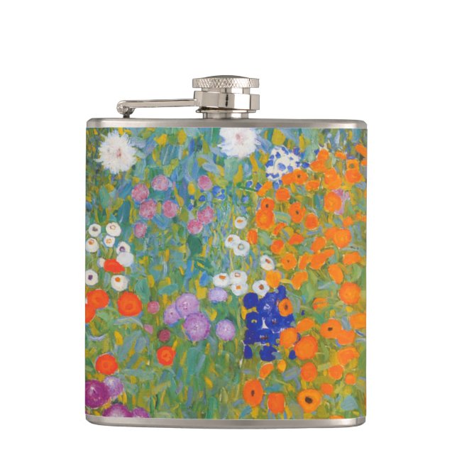 Flasques Gustav Klimt Fleur Jardin Cottage Nature (Devant)