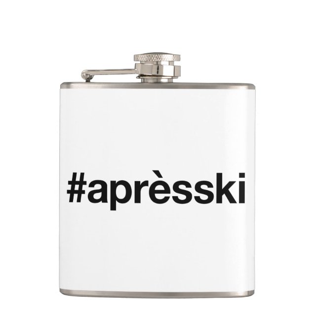 Flasques Hashtag SKI APRES (Devant)