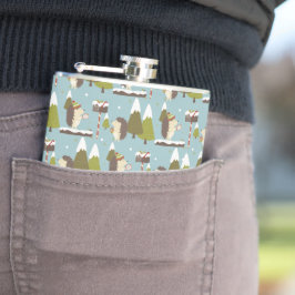 Flasques Hérisson et Noël blanc