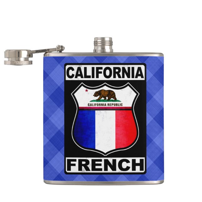 Flasques Hipflacon américain français de Californie (Ouvert)