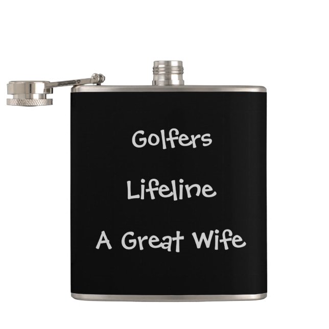 Flasques Homme Golfers "grande femme" Texte > Mens Golfers  (Ouvert)