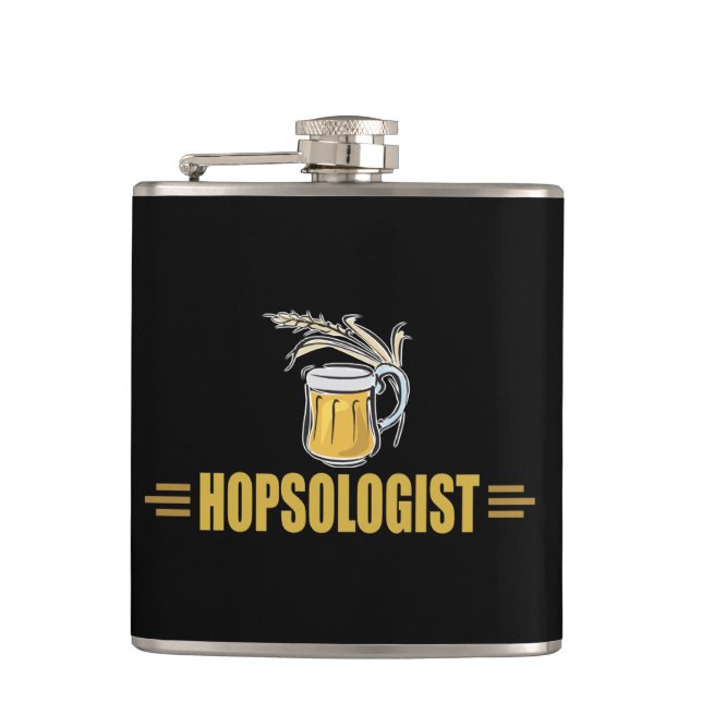 Flasques Hopsologue de bière drôle (Devant)