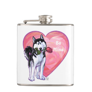 Flasques Husky Valentine's Day