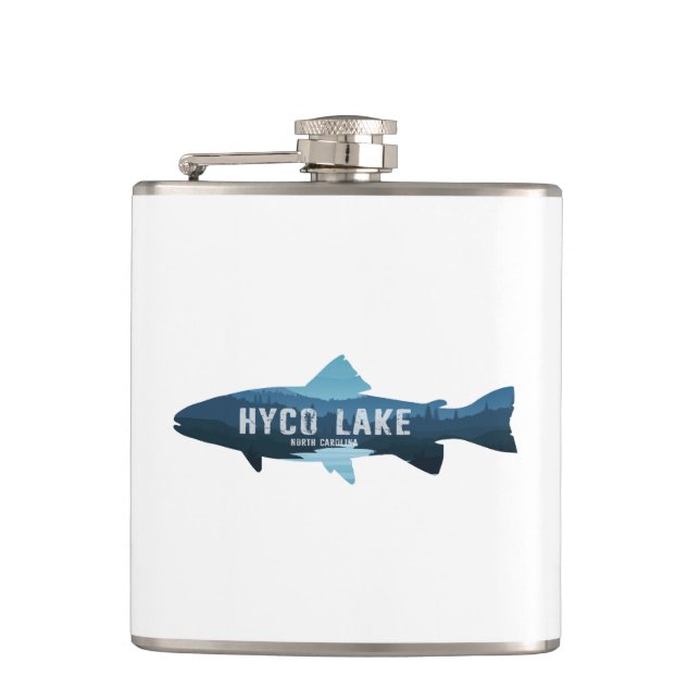 Flasques Hyco Lake North Carolina Fish (Devant)