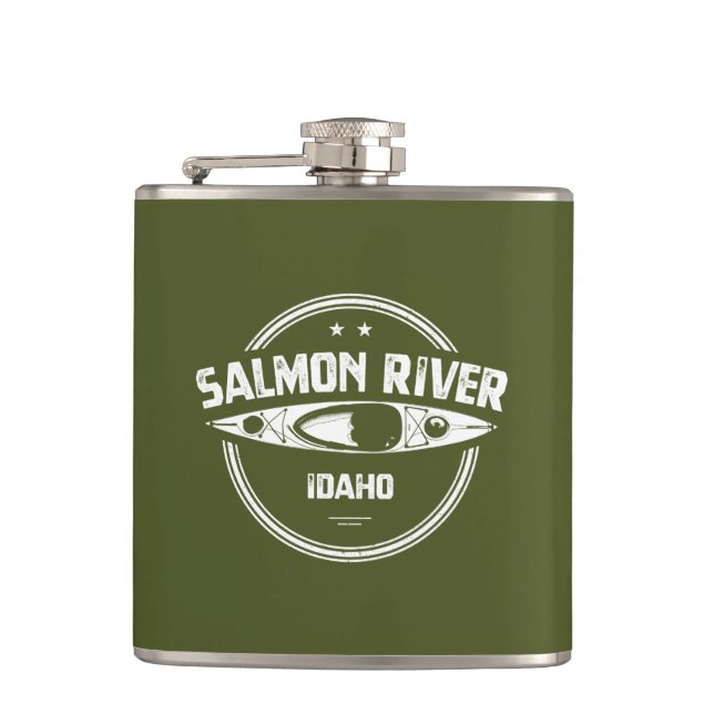 Flasques Idaho, rivière saumon (Devant)
