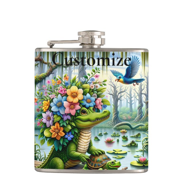 Flasques Imaginaire alligator marécage Thunder_Cove (Devant)