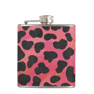 Flasques Impression noire et rouge dalmate