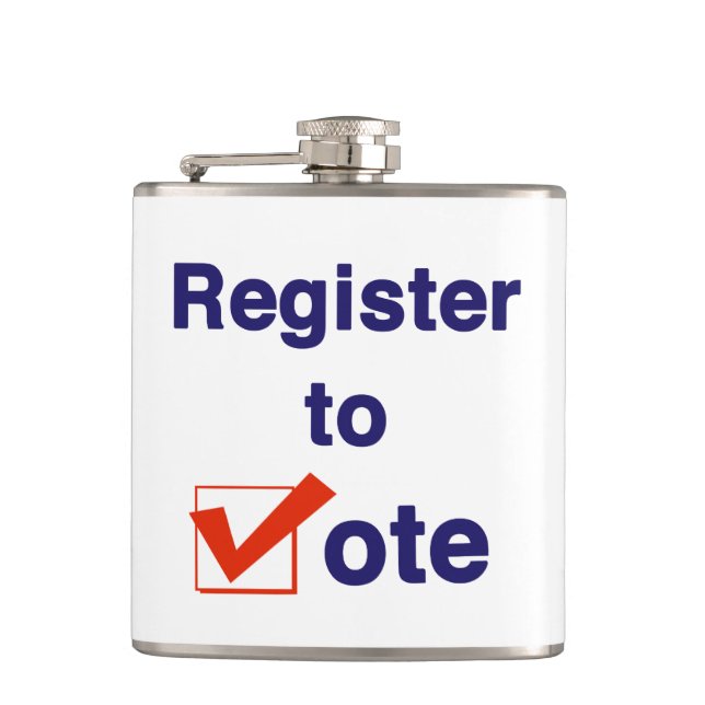 Flasques Inscrivez-Vous Au Vote 2024 (Devant)