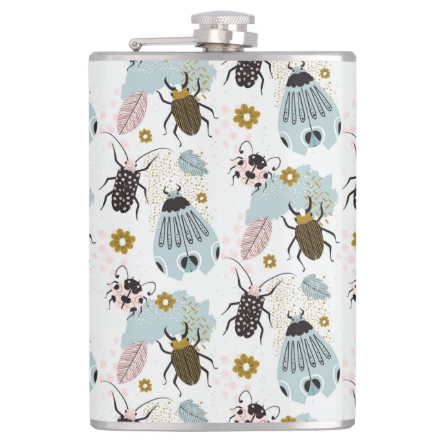 Flasques Insectes et fleurs (Devant)