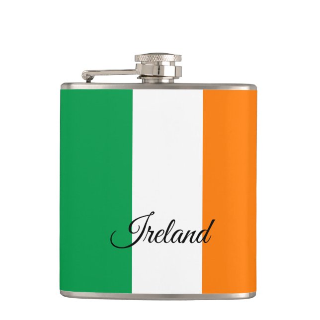Flasques Irish Flag & travel Irlande/fans sportifs (Devant)