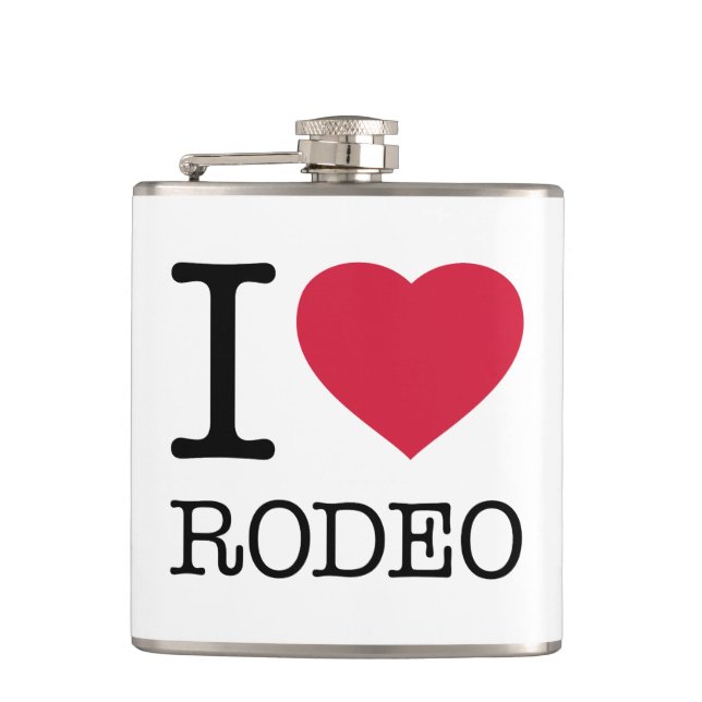 FLASQUES J'ADORE RODEO (Devant)