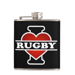 Flasques J'aime le rugby