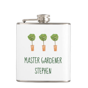 Flasques Jardinier Maître Personnalisé Jardinage