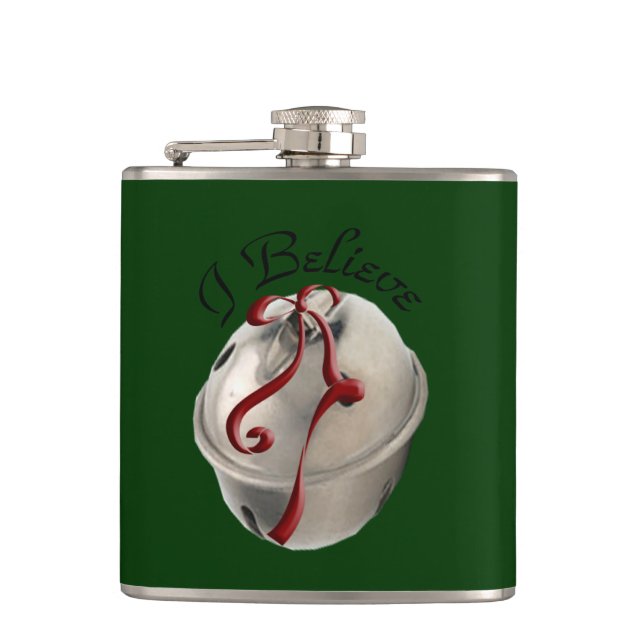 Flasques Je Crois Reindeer Bell Flask (Devant)