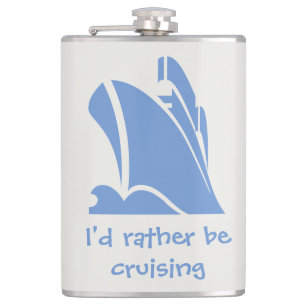 Flasques Je préfère être croisière - un cadeau pour les ama