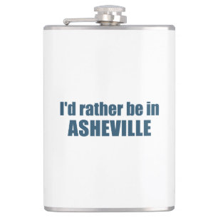 Flasques Je préférerais être à Asheville Caroline du Nord