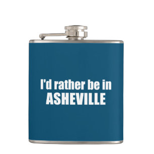 Flasques Je préférerais être à Asheville Caroline du Nord
