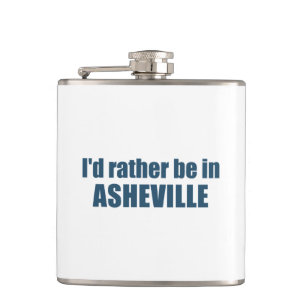 Flasques Je préférerais être à Asheville Caroline du Nord