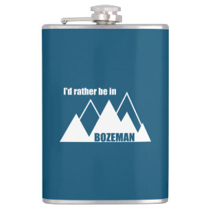 Flasques Je Préférerais Être À Bozeman Montana Mountain