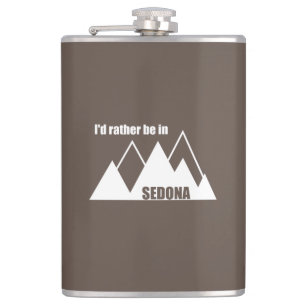 Flasques Je Préférerais Être À Sedona Mountain