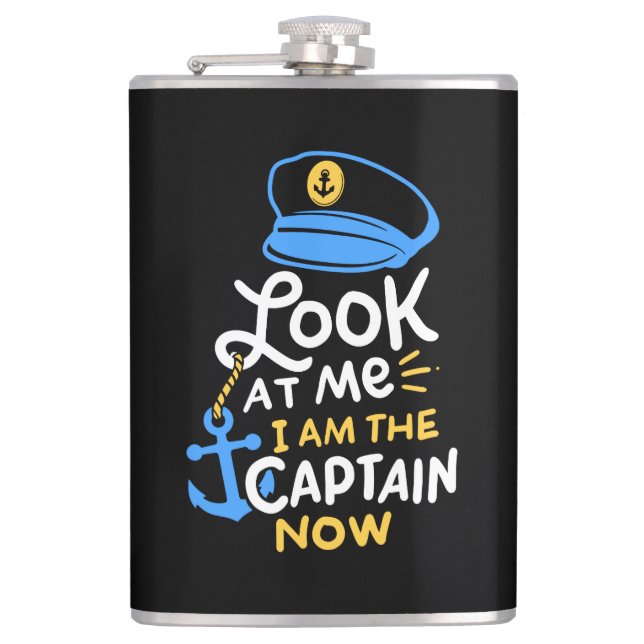 Flasques Je Suis Le Capitaine Maintenant Bateau Capitaine C (Devant)
