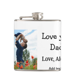 Flasques Je t'aime papa fête des pères élégant ajouter du t