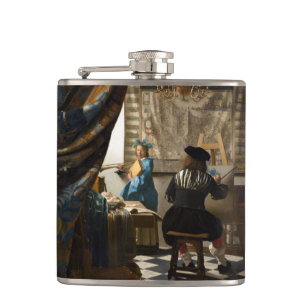 Flasques Johannes Vermeer - L'Allégorie de la Peinture