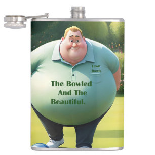 Flasques Jolly Lawn Bowler Man,