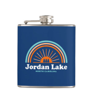 Flasques Jordan Lake Caroline du Nord Arc en ciel