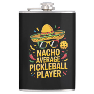 Flasques Joueur de pickleball moyen nacho