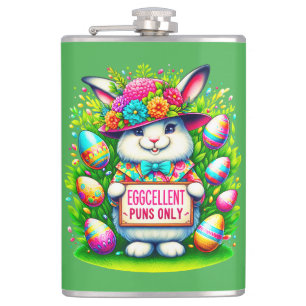 Flasques Jour de Pâques Lapin Lapin Design OEuf
