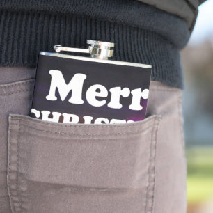 Flasques Joyeux Noël et bonnes nouvelles de l'année