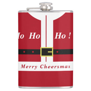 Flasques Joyeux Noël - Père Noël - Cadeau Pour Vous - Salut