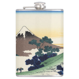 Flasques Katsushika Hokusai. Le col de l'Inume dans la prov