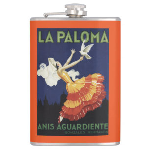 Flasques La Paloma - Anis Aguardiente promotionnel