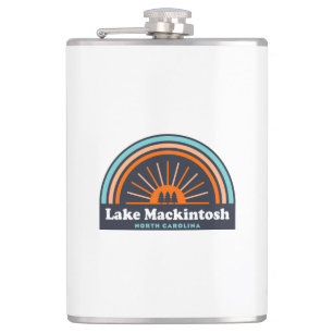 Flasques Lac Mackintosh Caroline du Nord Arc en ciel