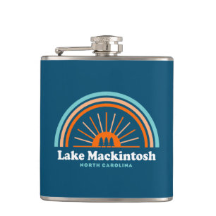 Flasques Lac Mackintosh Caroline du Nord Arc en ciel
