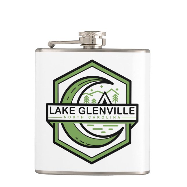 Flasques LAKE GLENVILLE lune hexa (Devant)