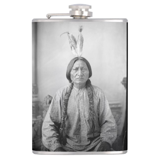 Flasques Lakota Leader assis Bull Amérindien (Devant)