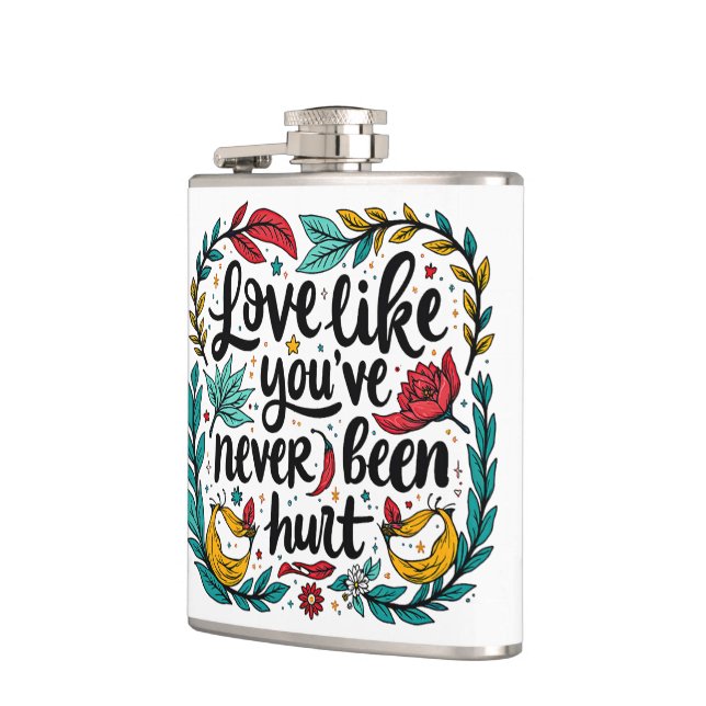 Flasques L'amour comme si vous n'aviez jamais été blessé (Gauche)