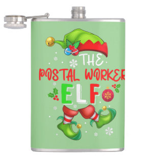 Flasques L'Amoureux du costume elf de Noël du travailleur p