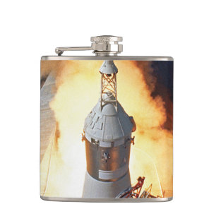 Flasques Lancement de la fusée pour l'alunissage d'Apollo 1