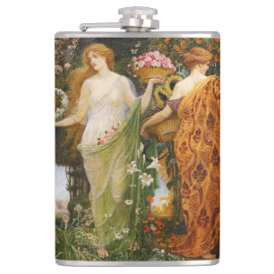 Flasques L'art floral divin des quatre saisons victoriennes