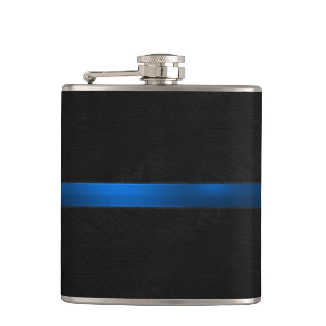 Flasques L'aspect en bois noir amincissent Blue Line (Devant)