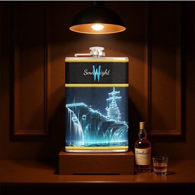 Flasques Le Bataillon Frozen Se Lève D'Eaux Sombres (Créateur téléchargé)