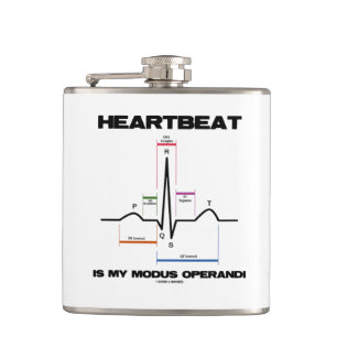 Flasques Le battement de coeur est mon rythme de sinus de