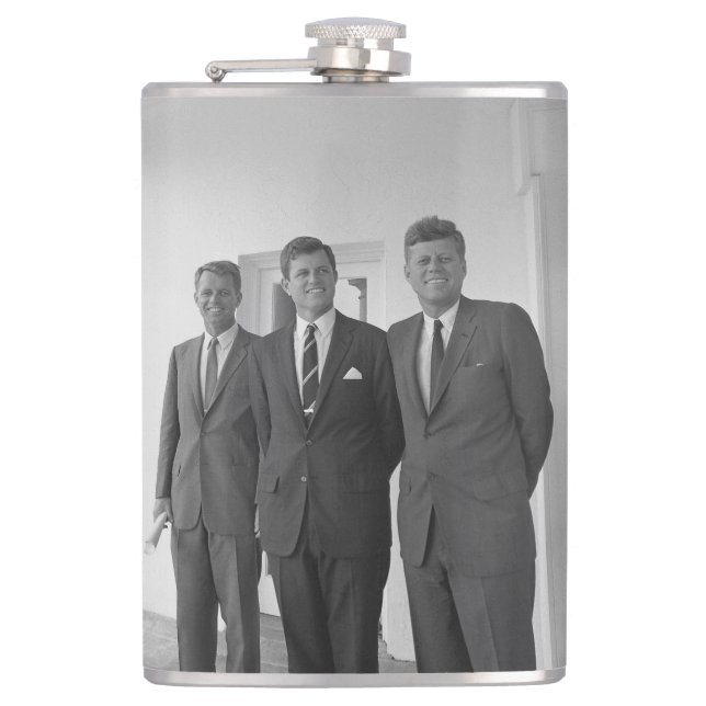 Flasques Le président John Kennedy et les frères American C (Devant)