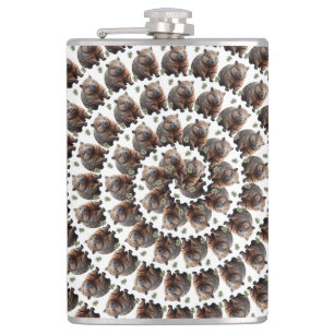 Flasques Le tourbillon de Wombat : une spirale de merveille